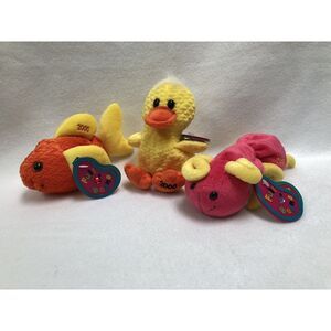 Lot of 3 2000 Avon Full O'Beans -  Paddles‎ Diamond, Gill Ruby, June Alexandrite